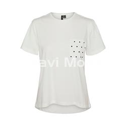 CAMISETA BLANCA CON BOLSILLO - Imagen 1