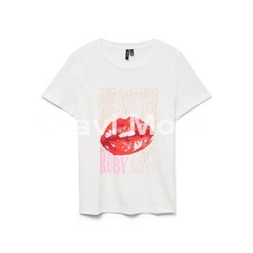 CAMISETA BLANCA ESTAMPADA - Imagen 1