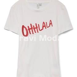 CAMISETA BLANCA ESTAMPADA - Imagen 1