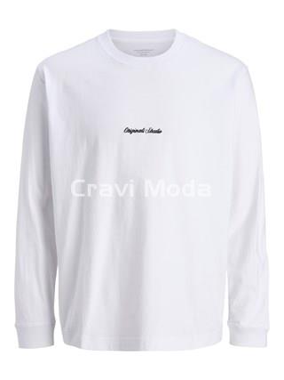CAMISETA BLANCA MANGA LARGA - Imagen 1