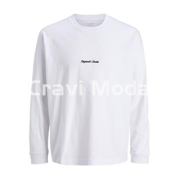 CAMISETA BLANCA MANGA LARGA - Imagen 1