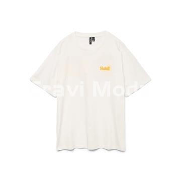 CAMISETA BLANCA OVERSIZE - Imagen 1