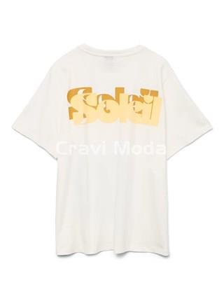 CAMISETA BLANCA OVERSIZE - Imagen 2