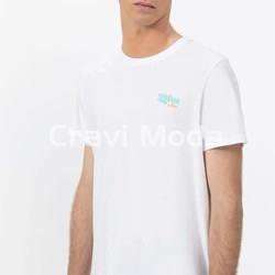 CAMISETA BLANCA SURFING - Imagen 1
