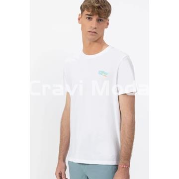 CAMISETA BLANCA SURFING - Imagen 1