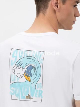 CAMISETA BLANCA SURFING - Imagen 2
