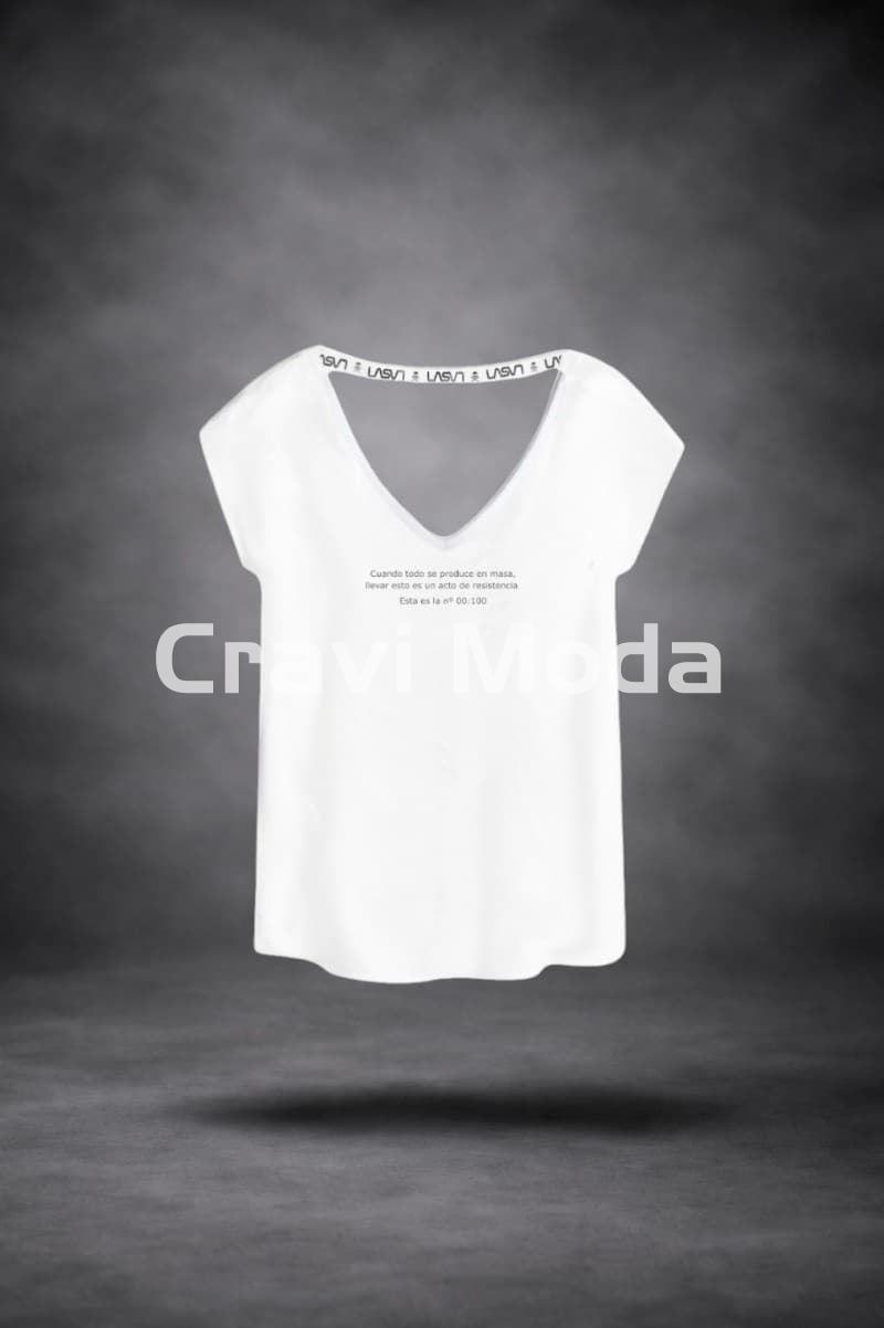 CAMISETA BLANCA - Imagen 4