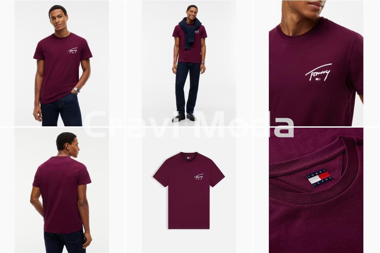 CAMISETA BURDEOS - Imagen 1