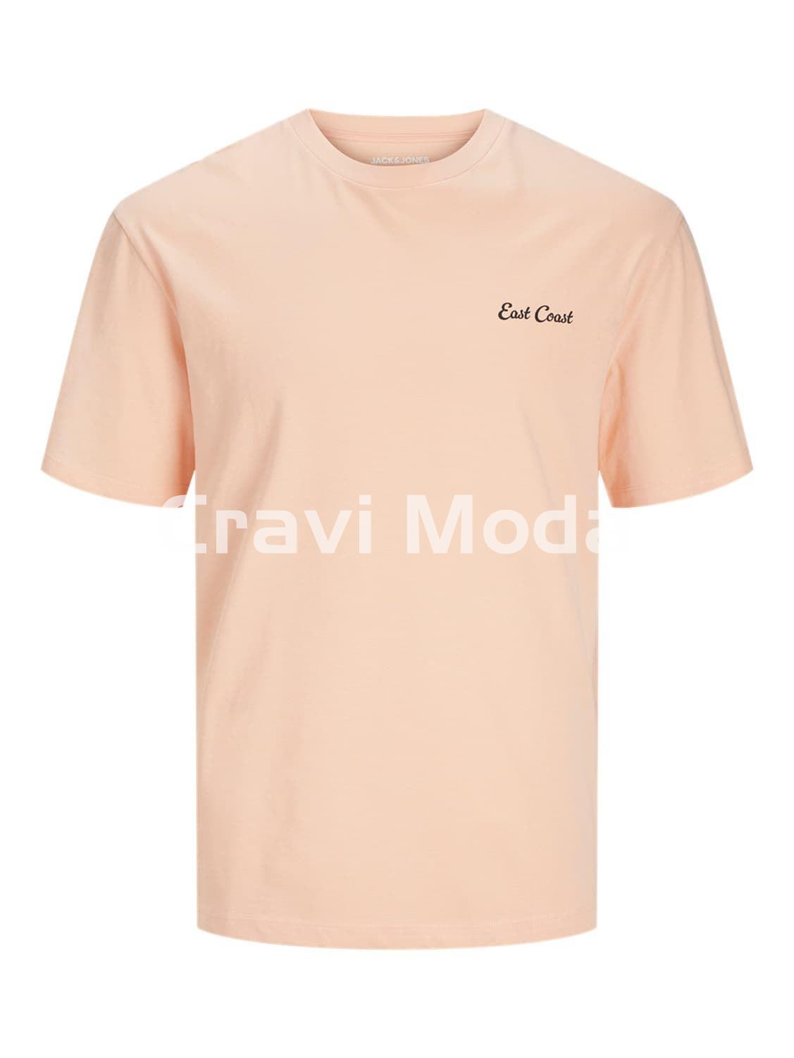 CAMISETA CALAVERA SALMÓN - Imagen 1