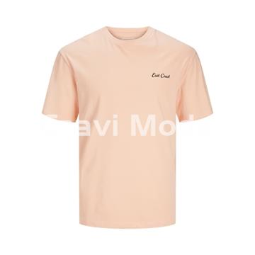 CAMISETA CALAVERA SALMÓN - Imagen 1