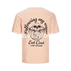 CAMISETA CALAVERA SALMÓN - Imagen 2