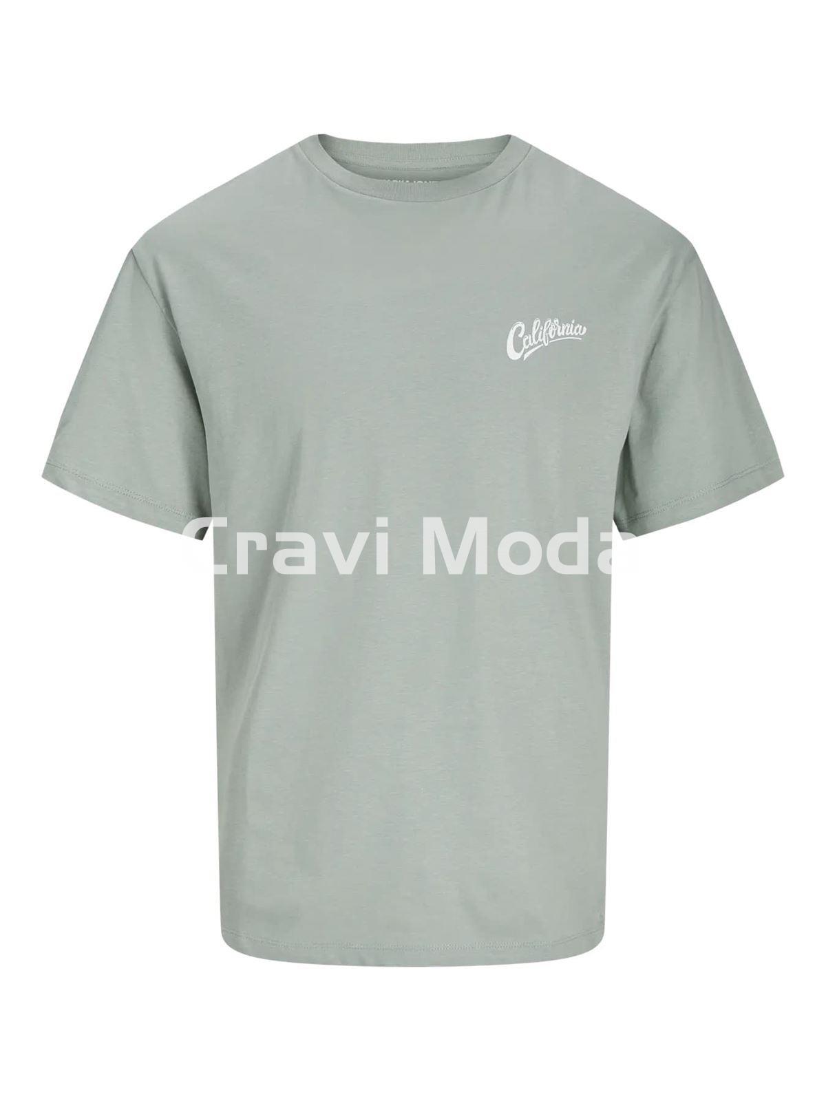 CAMISETA CALAVERA VERDE - Imagen 1