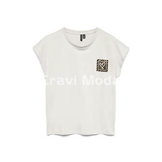 CAMISETA DE MANGA CORTA BLANCA - Imagen 1