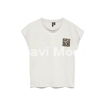 CAMISETA DE MANGA CORTA BLANCA - Imagen 1