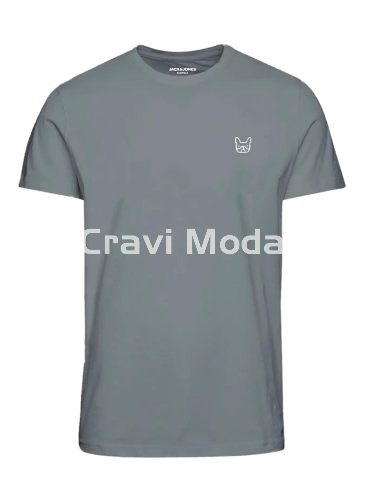 CAMISETA DE MANGA CORTA GRIS - Imagen 1