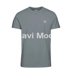 CAMISETA DE MANGA CORTA GRIS - Imagen 1