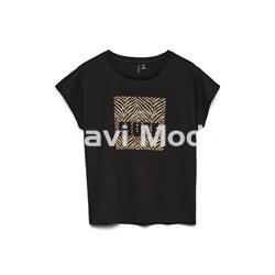 CAMISETA DE MANGA CORTA NEGRA - Imagen 1