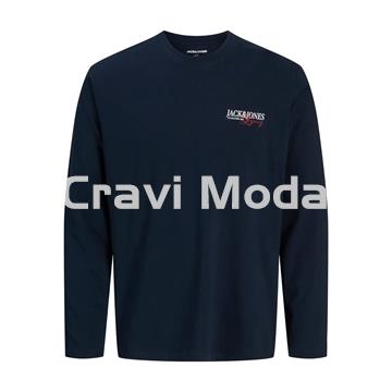 CAMISETA DE MANGA LARGA AZUL MARINO - Imagen 1