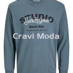 CAMISETA DE MANGA LARGA AZUL - Imagen 1