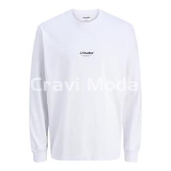 CAMISETA DE MANGA LARGA BLANCA - Imagen 1