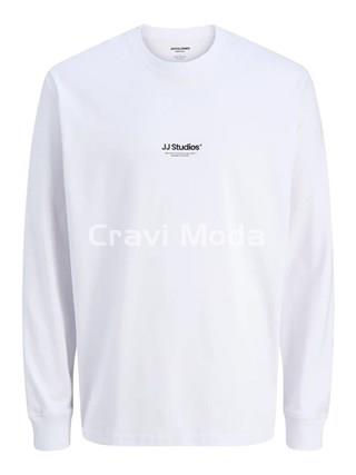 CAMISETA DE MANGA LARGA BLANCA - Imagen 1