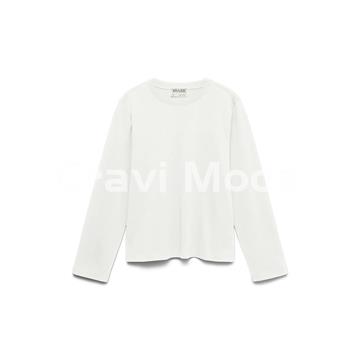 CAMISETA DE MANGA LARGA BLANCA - Imagen 1