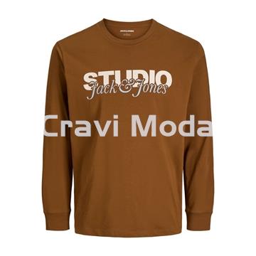 CAMISETA DE MANGA LARGA MARRON - Imagen 1