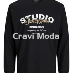 CAMISETA DE MANGA LARGA NEGRA - Imagen 1