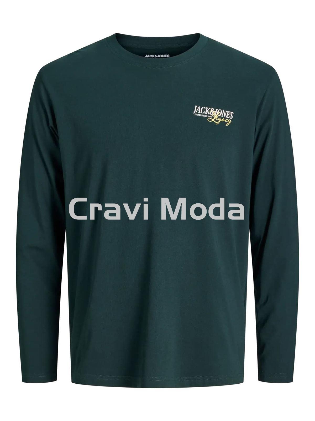 CAMISETA DE MANGA LARGA VERDE - Imagen 1