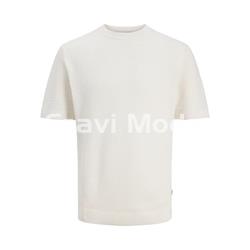 CAMISETA DE PUNTO BLANCA - Imagen 1