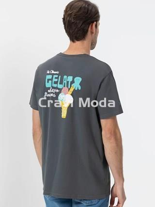 CAMISETA GELATO GRIS - Imagen 2