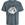 CAMISETA GRIS AZULADO CALAVERA - Imagen 1