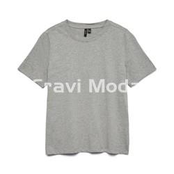 CAMISETA GRIS DE BRILLOS - Imagen 1