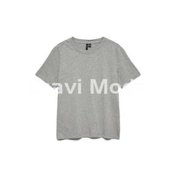 CAMISETA GRIS DE BRILLOS - Imagen 1