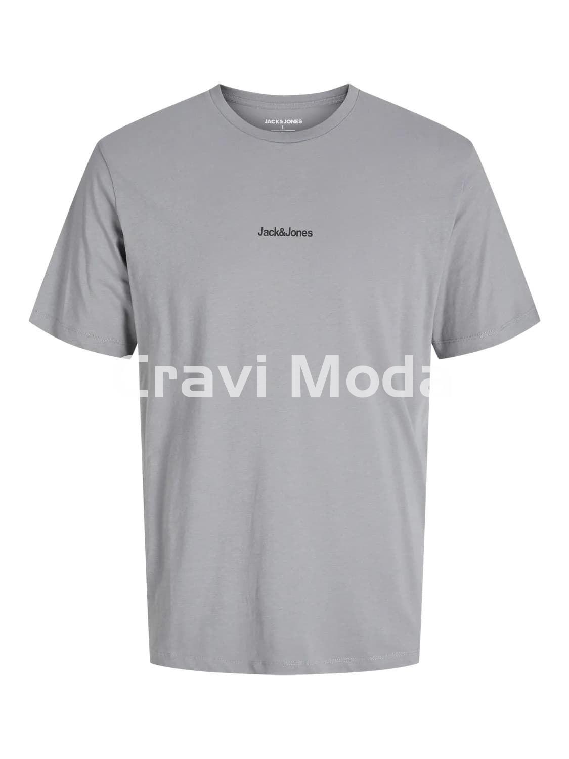 CAMISETA GRIS DIBUJO EN LA ESPALDA - Imagen 1