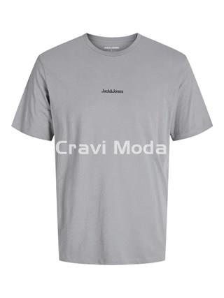 CAMISETA GRIS DIBUJO EN LA ESPALDA - Imagen 1