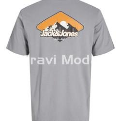 CAMISETA GRIS DIBUJO EN LA ESPALDA - Imagen 2