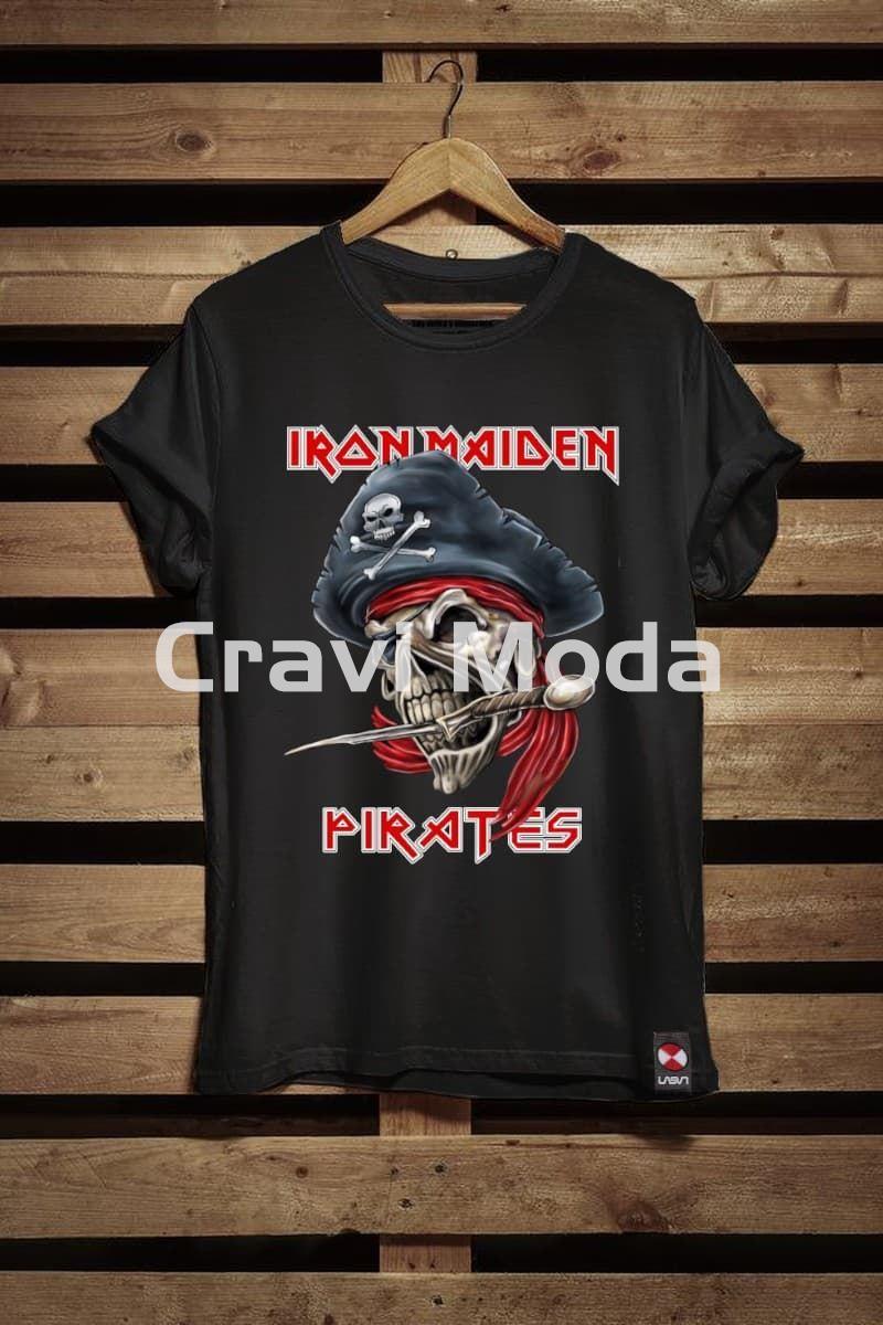 CAMISETA MAIDEN MARINO - Imagen 1