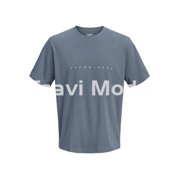 CAMISETA MANGA CORTA AZUL GRISACEO - Imagen 1