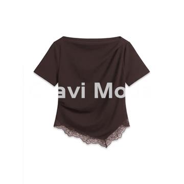 CAMISETA MARRÓN CHOCOLATE - Imagen 1