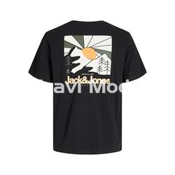 CAMISETA NEGRA DIBUJO EN LA ESPALDA - Imagen 2