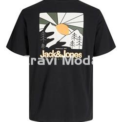 CAMISETA NEGRA DIBUJO EN LA ESPALDA - Imagen 2