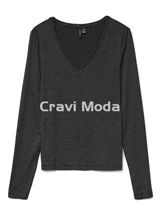 CAMISETA NEGRA MANGA LARGA - Imagen 1