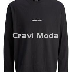 CAMISETA NEGRA MANGA LARGA - Imagen 1