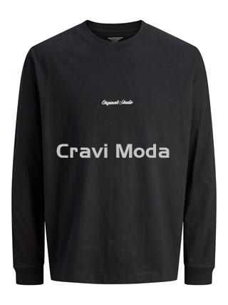 CAMISETA NEGRA MANGA LARGA - Imagen 1