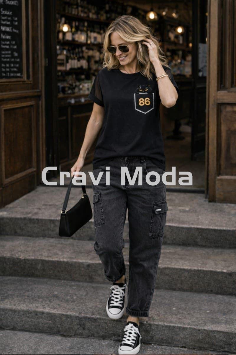CAMISETA NEGRA - Imagen 1