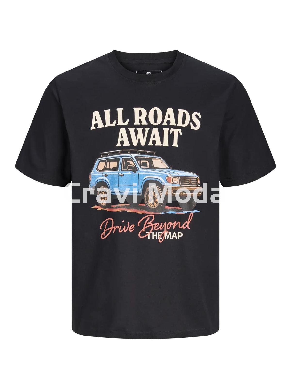 CAMISETA NEGRO - Imagen 1