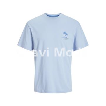 CAMISETA PALMERAS AZUL - Imagen 1