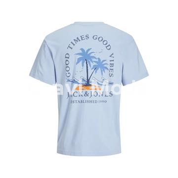 CAMISETA PALMERAS AZUL - Imagen 2