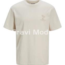 CAMISETA PALMERAS BEIS - Imagen 1